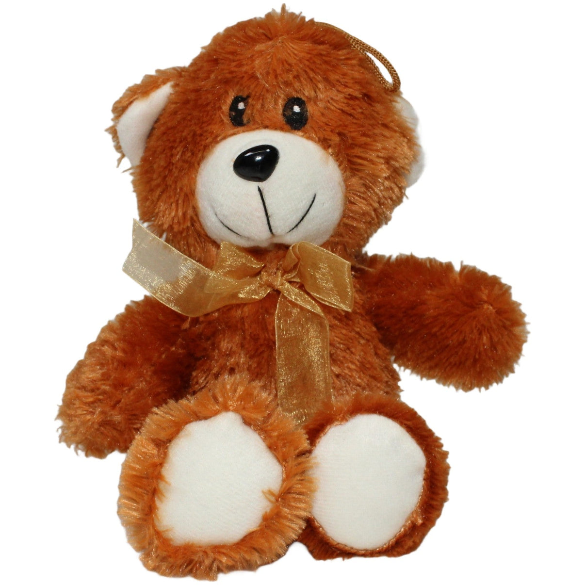 123000021535 Morgenroth Bär mit gelber Schleife Kuscheltier Kumpel Leo 30cm Braun Bär
