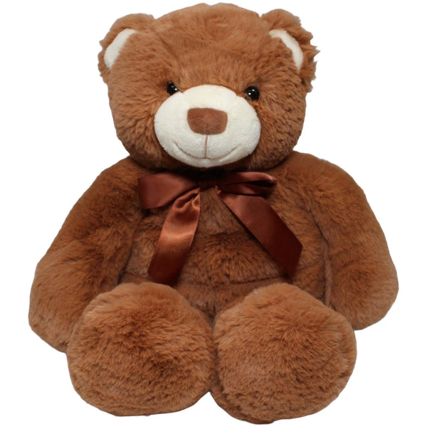 Superweicher XL Teddy mit Schleife, braun