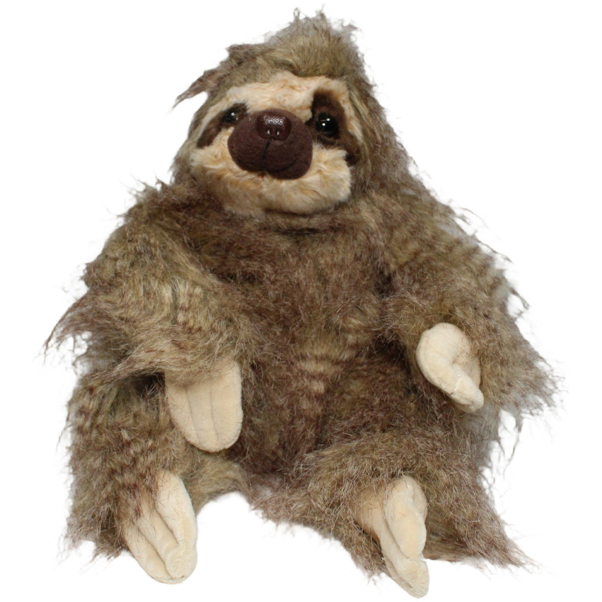 123000021556 RAPPA Struppiges Faultier, sitzend Kuscheltier Kumpel Leo 34cm Beige Braun