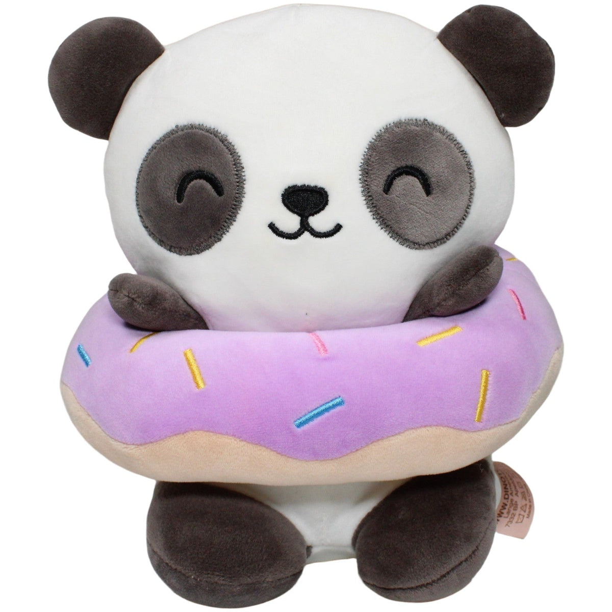 123000021563 Dino Toys Kawaii by Dino, Panda mit lila Donut Kuscheltier Kumpel Leo 26cm ebay-stofftiere Gebraucht