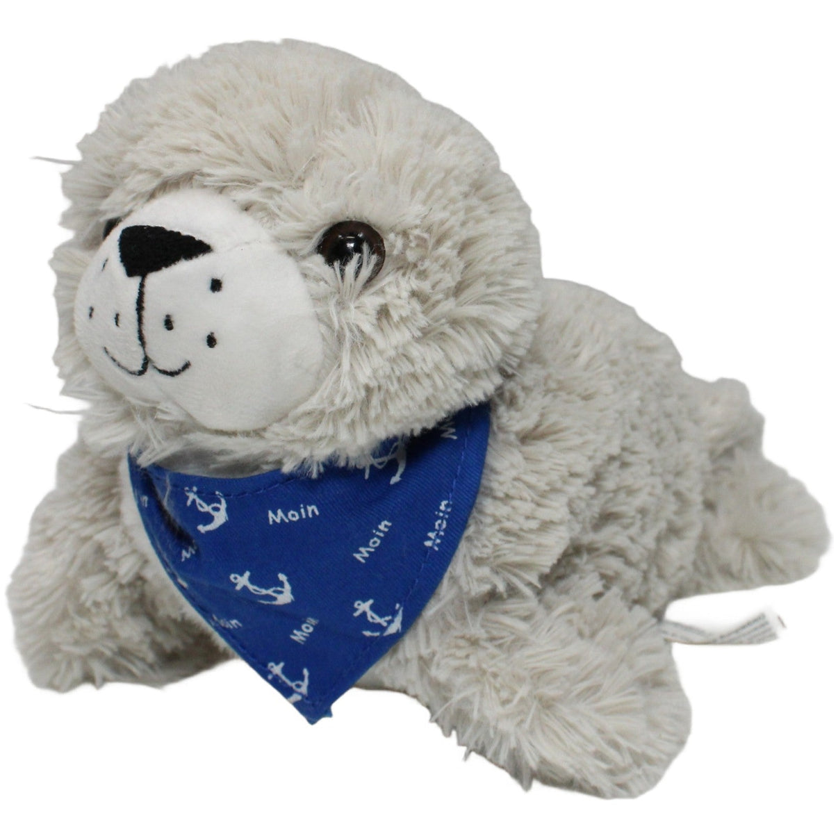 123000021565 Leah's Collections Süße Robbe mit Halstuch "Moin" Kuscheltier Kumpel Leo 23cm Blau ebay - stofftiere