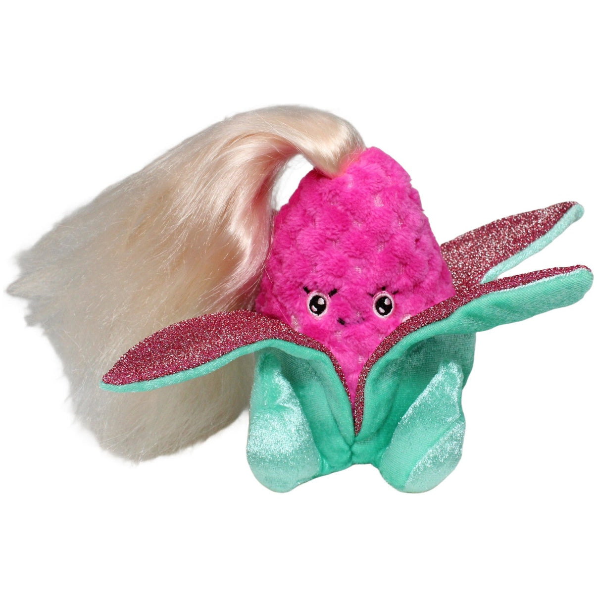 123000021567 Jazwares Living on the Veg, pinker Maiskolben mit blonden Haaren Kuscheltier Kumpel Leo 16cm ebay - stofftiere Gebraucht