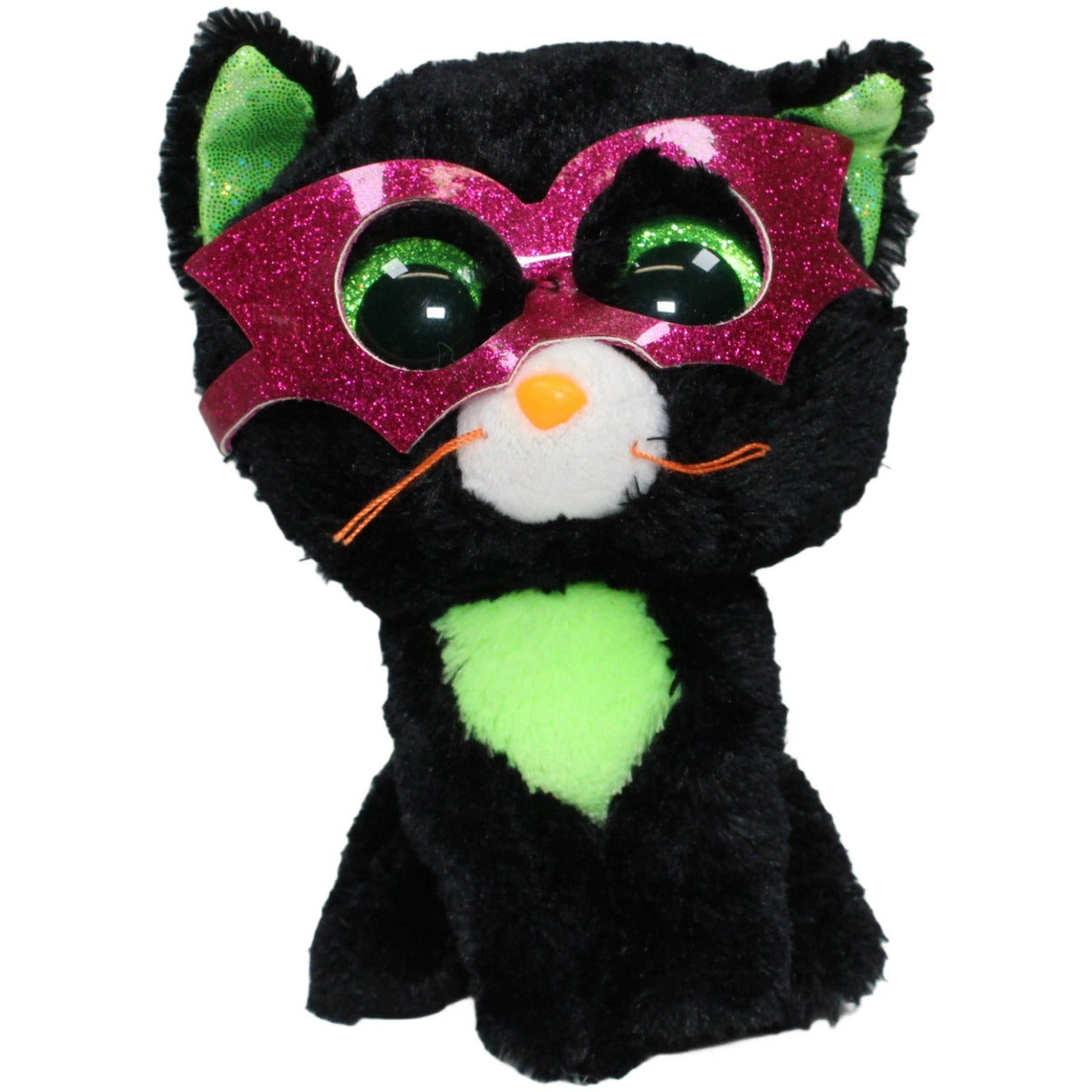 123000021576 TY Katze Jinxy mit Fledermausbrille Kuscheltier Kumpel Leo 15cm ebay - stofftiere Gebraucht