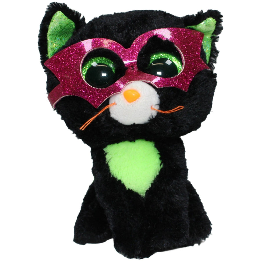 Katze Jinxy mit Fledermausbrille