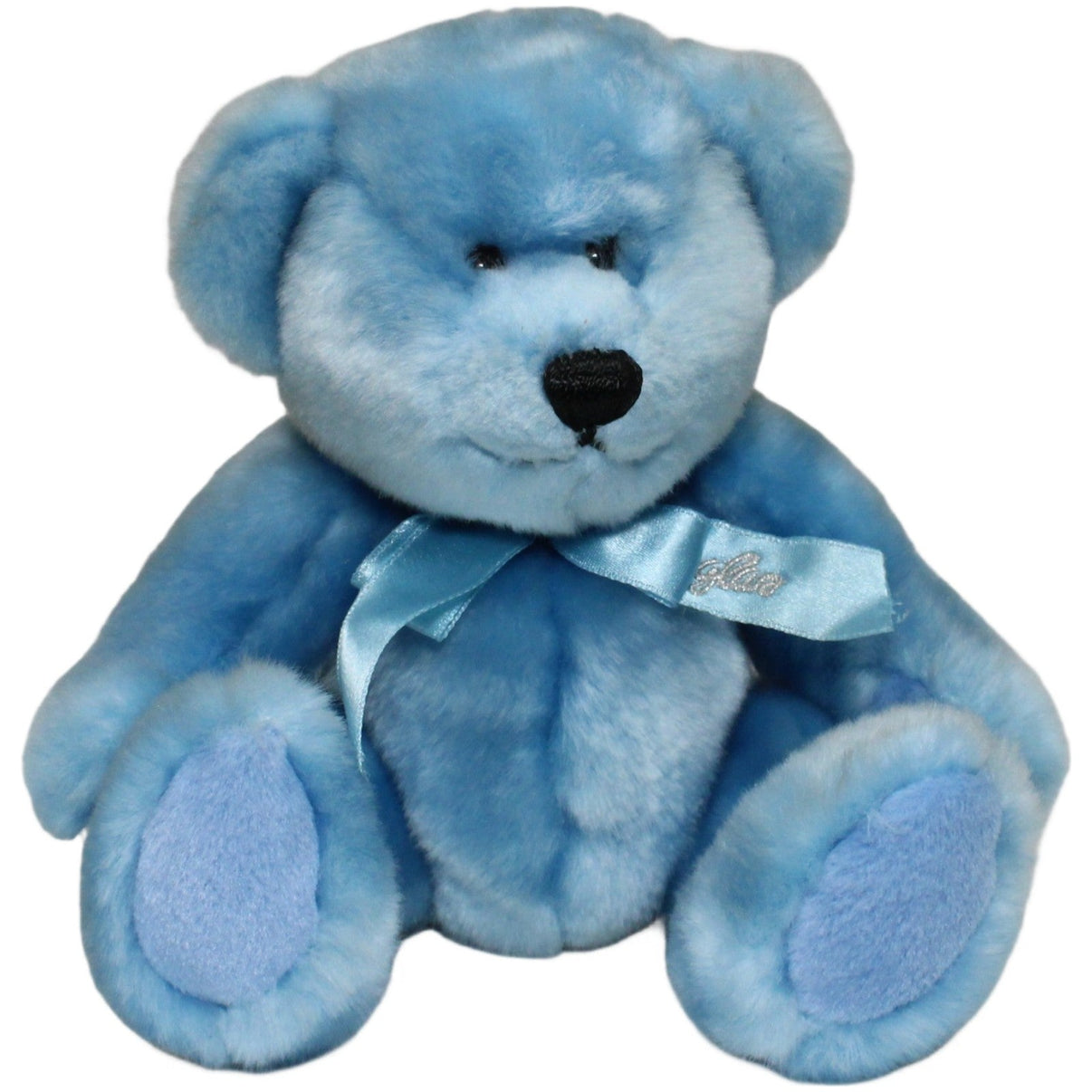 123000021598 Lifestyle Trending Blauer Teddybär mit Schleife Kuscheltier Kumpel Leo 27cm Blau ebay - stofftiere