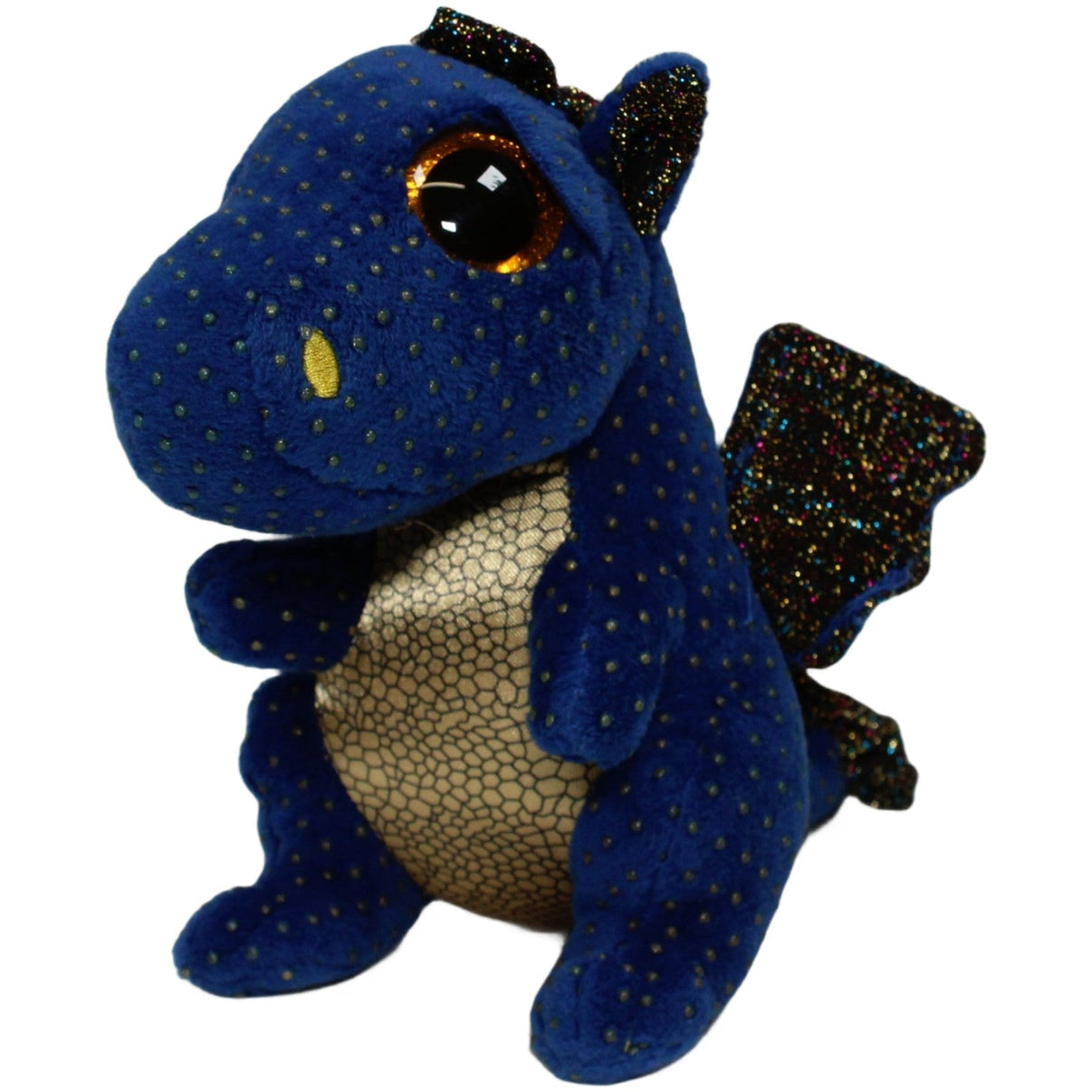 123000021648 TY Kleiner blauer Drache, Saffire Kuscheltier Kumpel Leo 15cm 2024 Blau