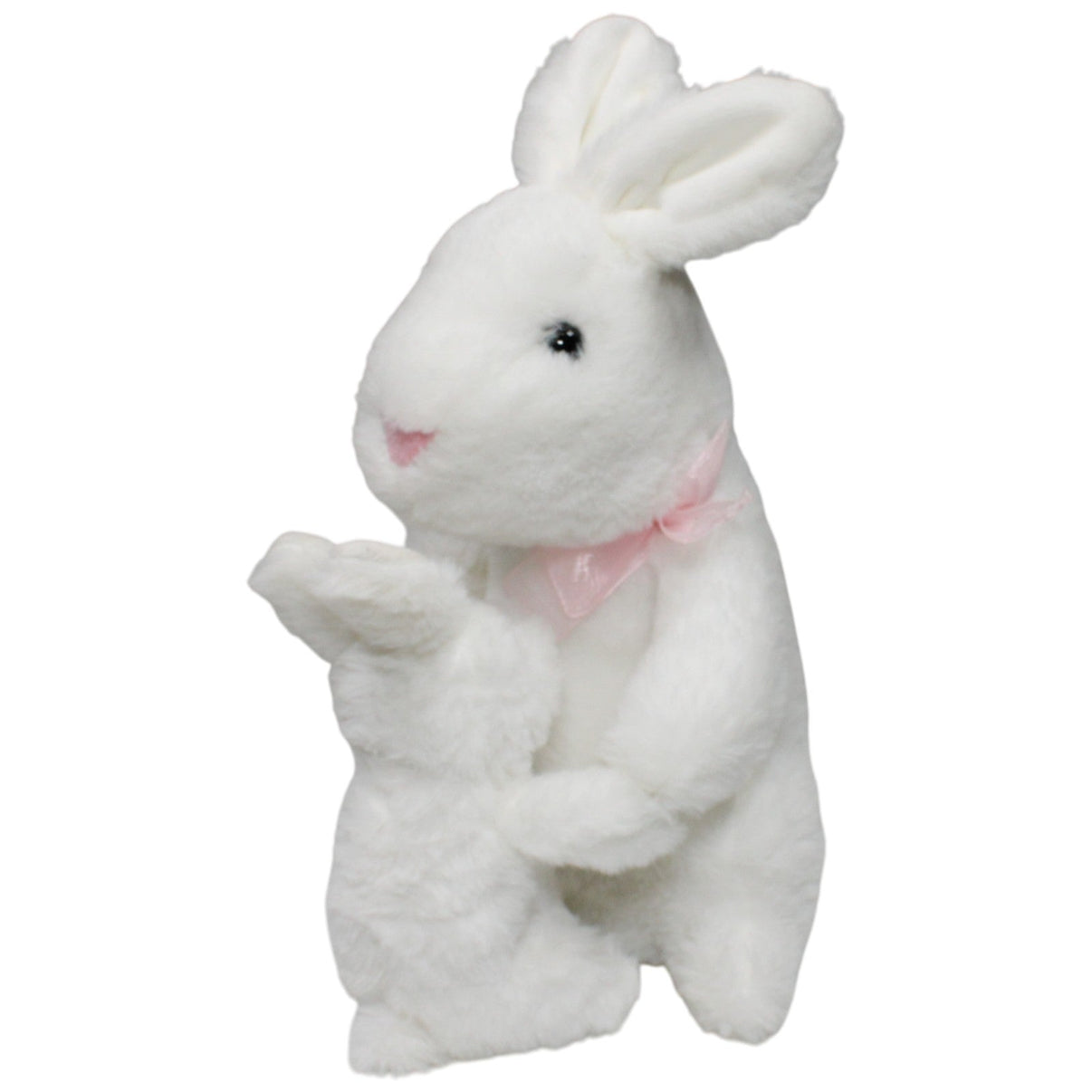 123000021680 Müller Trend Shop, weißer Hase mit Kind stehend Kuscheltier Kumpel Leo 15cm 25cm ebay - 20 - stofftiere