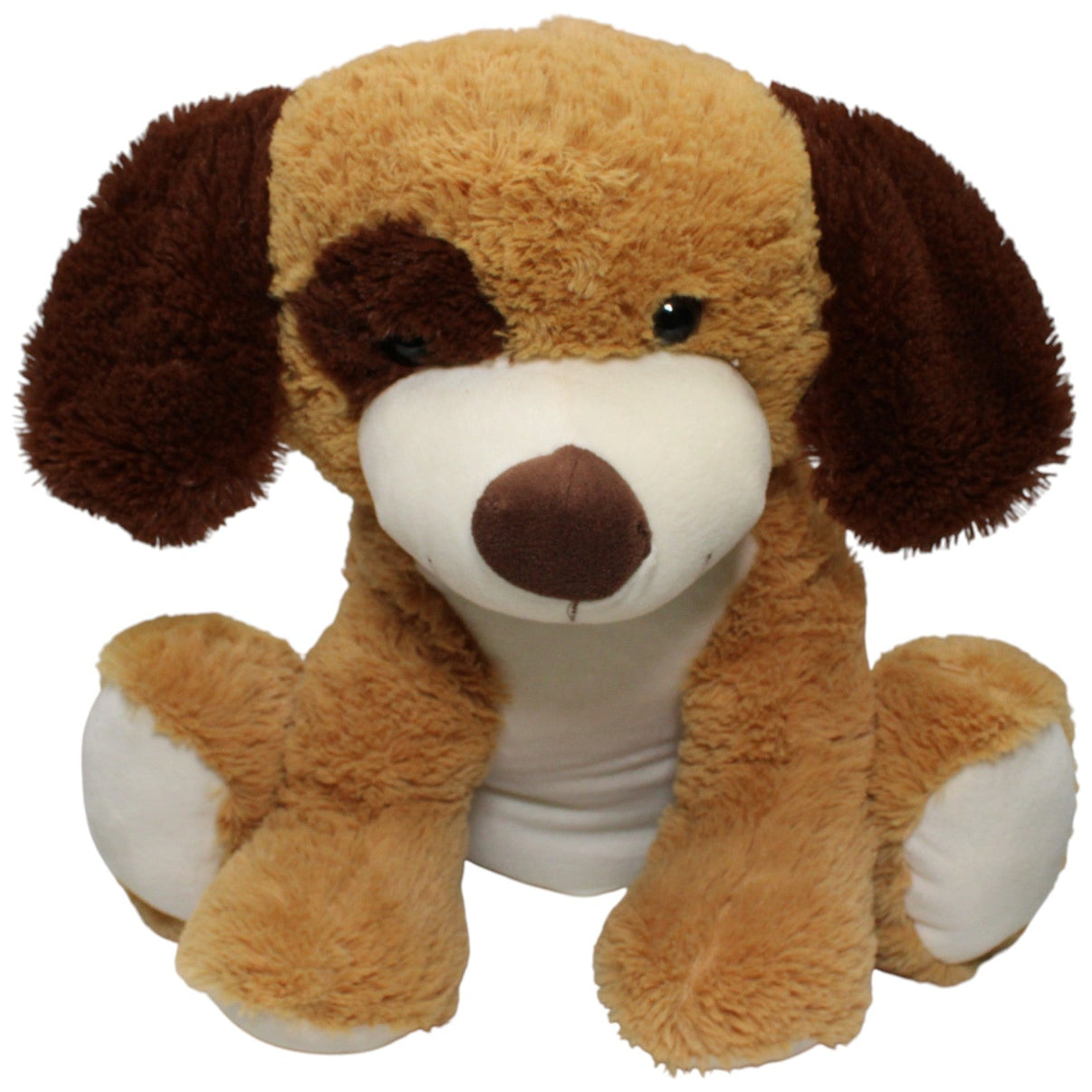 123000021695 Ernstings family Hellbrauner Hund mit dunkelbraunen Flecken, groß Kuscheltier Kumpel Leo 35cm Beige Braun