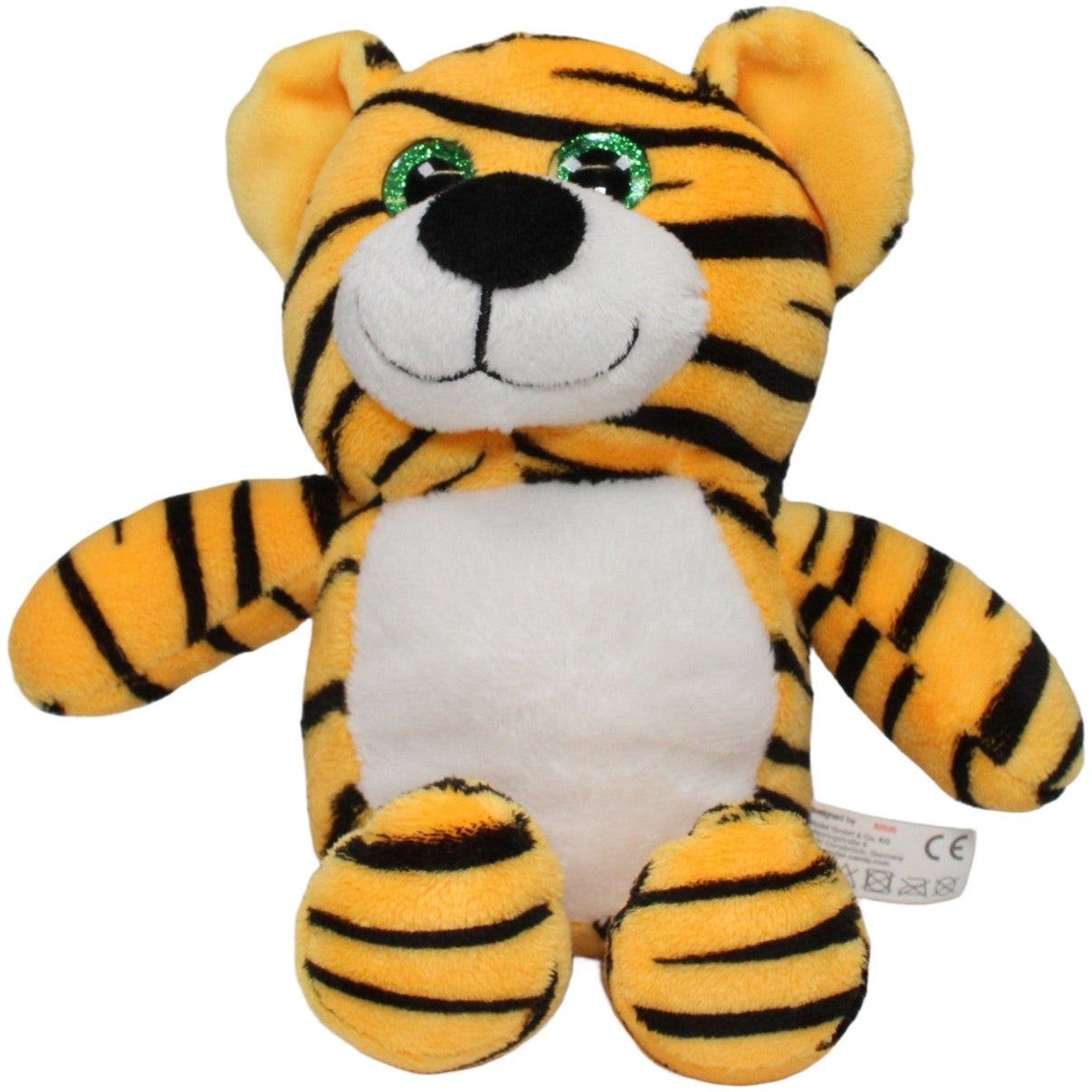 123000021720 Windel Süßer Schlenker Tiger mit Glitzeraugen Kuscheltier Kumpel Leo 24cm ebay - stofftiere Gebraucht