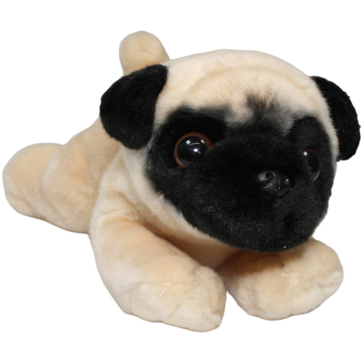 123000021728 GLOBUS Süßer liegender Mops Kuscheltier Kumpel Leo 30cm Beige ebay - stofftiere