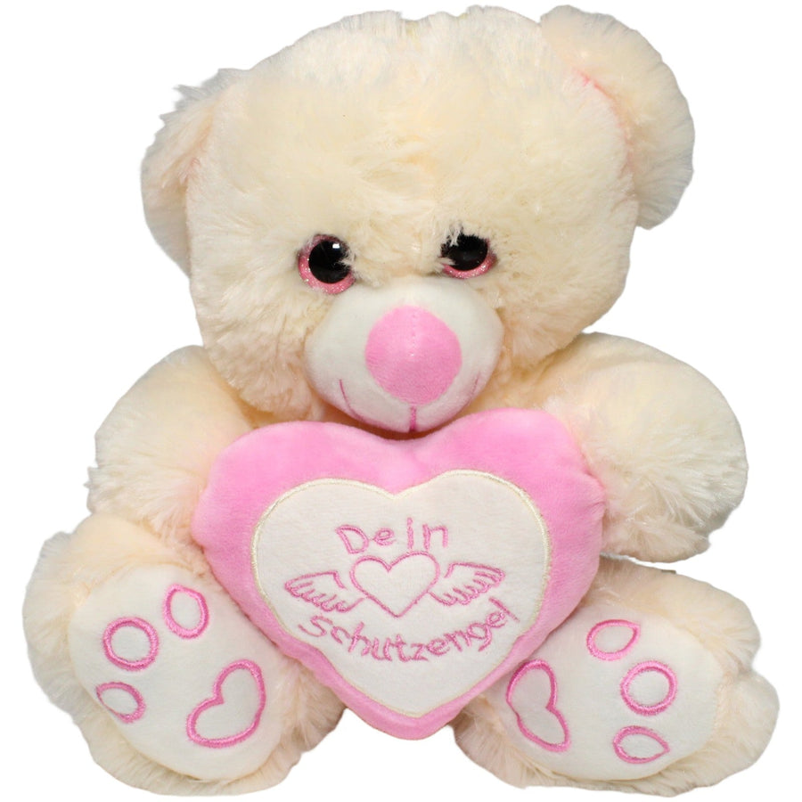 Teddybär mit Schutzengel mit Herz "Dein Schutzengel"