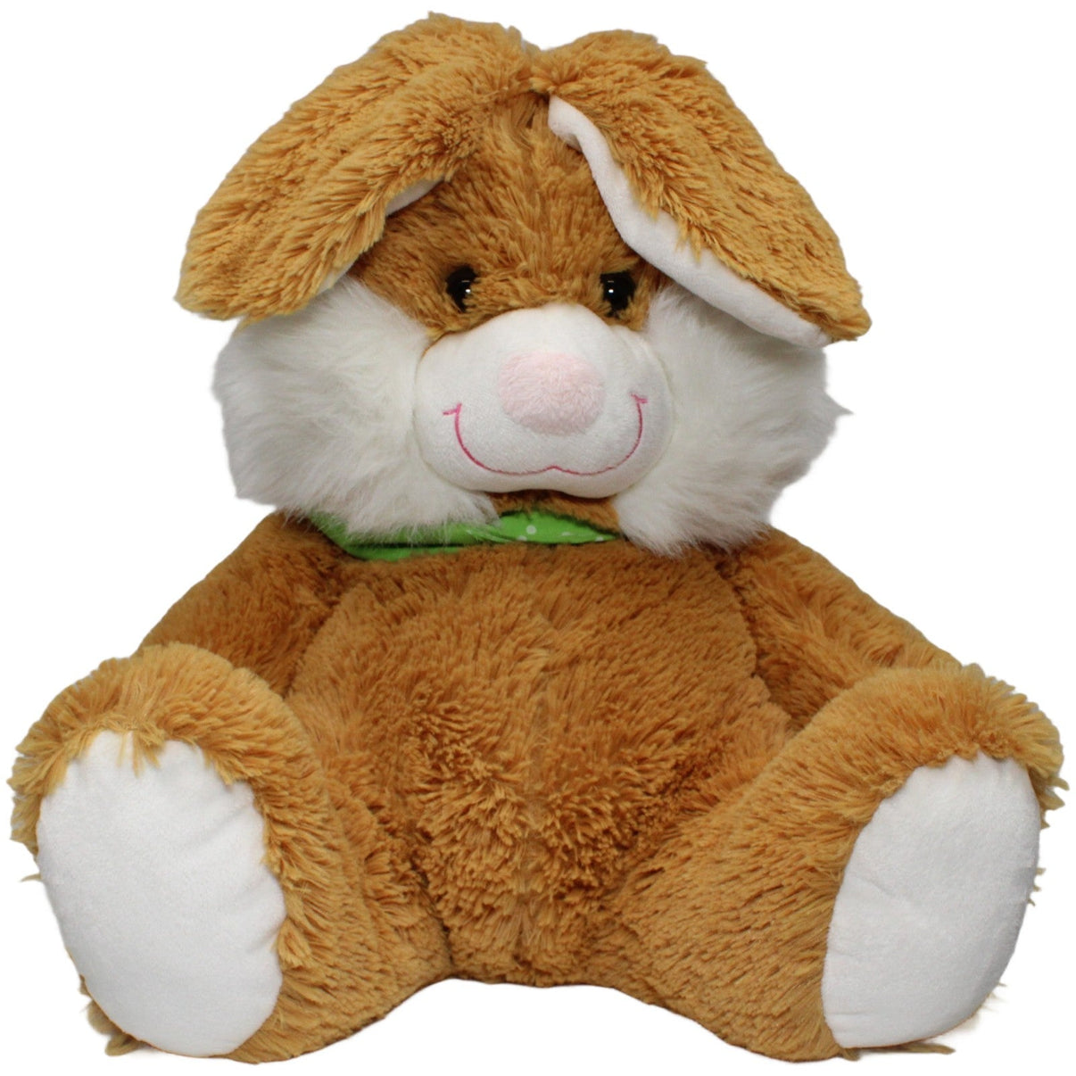 123000021739 Heunec XL Hase mit grünem Halstuch & langen Ohren, sitzend Kuscheltier Kumpel Leo 40cm Braun ebay - 20 - stofftiere