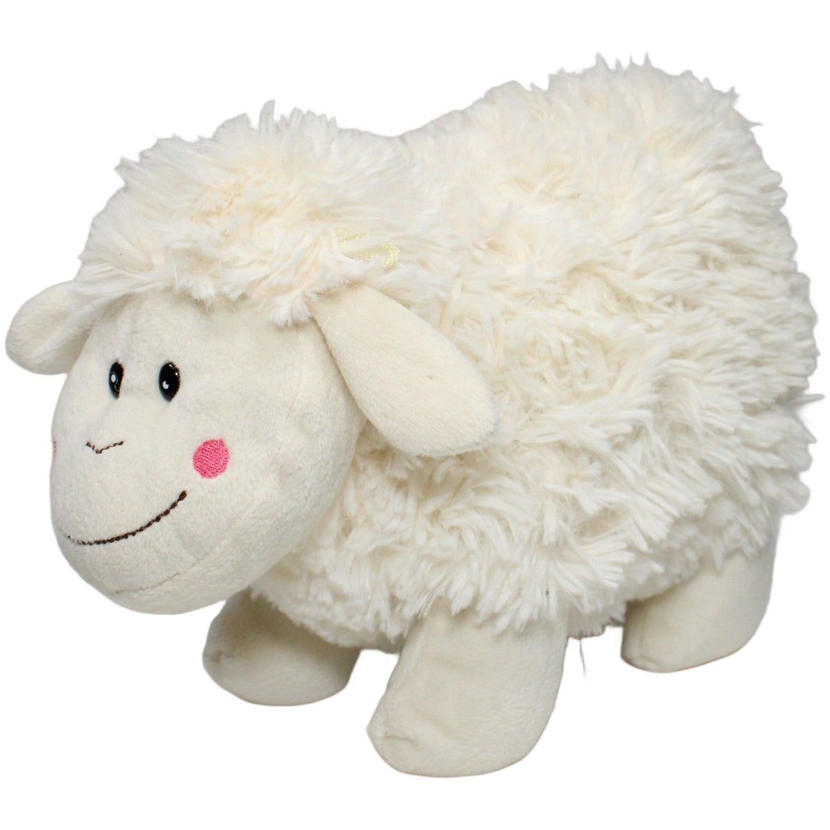 123000021755 Rasehorn Süßes Schaf mit rosa Backen Kuscheltier Kumpel Leo 27cm Beige ebay - stofftiere