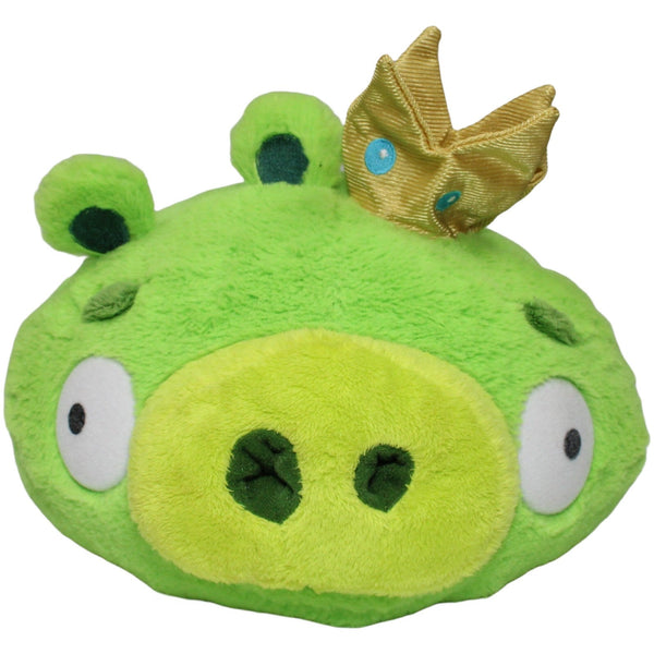 Grünes Schwein als King Pig aus Angry Birds
