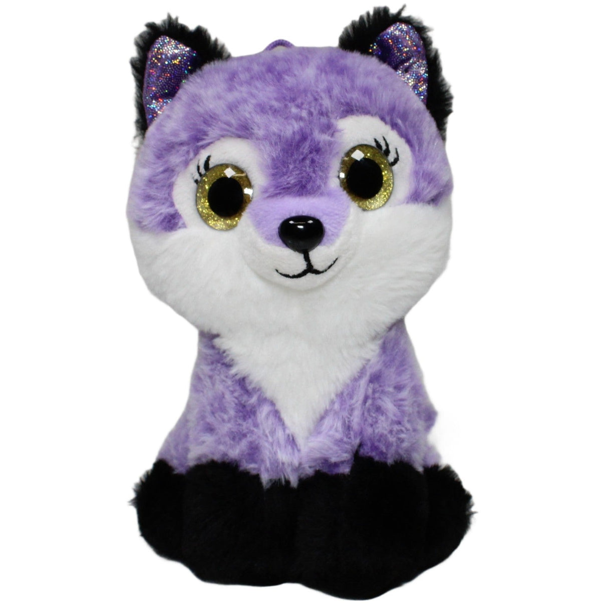 123000021797 Jafri Toys Süßer Fuchs mit Glitzer - Augen, lila Kuscheltier Kumpel Leo 20cm ebay - stofftiere Fuchs