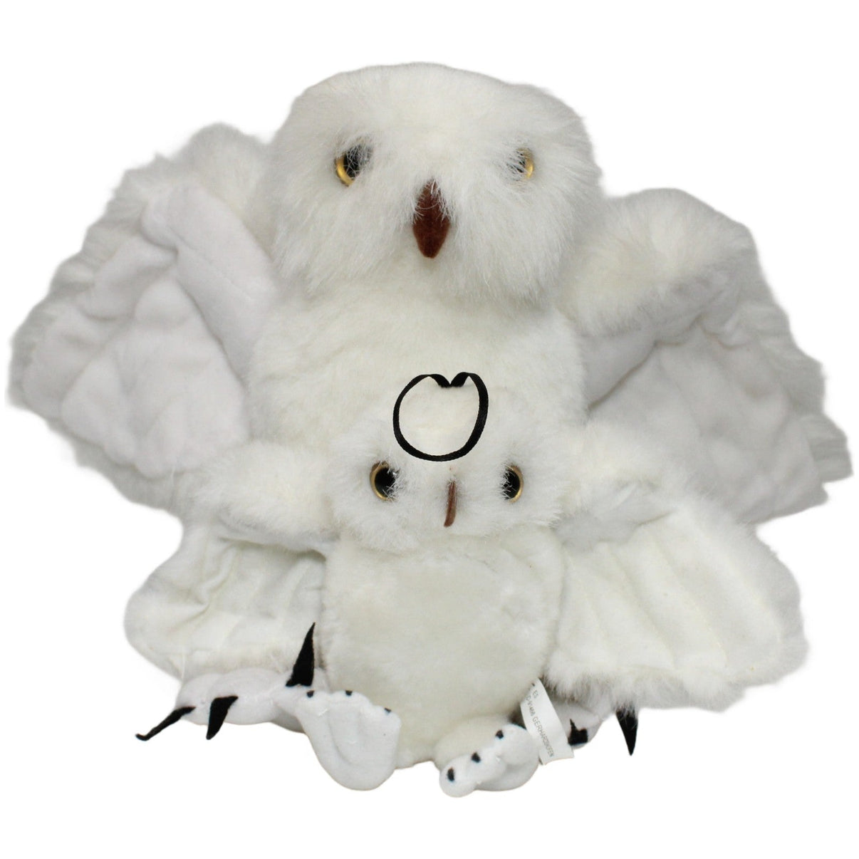 123000021821 ES Gerhardshofen Schneeeule mit Kind, stehend Kuscheltier Kumpel Leo 10cm 20cm ebay - stofftiere