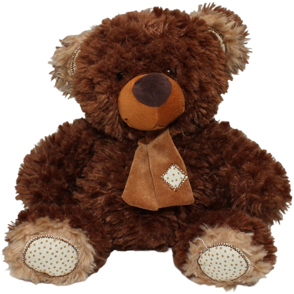123000021847 Woolworth Kuschel Woolies, dunkelbrauner XL Teddy mit Schal Kuscheltier Kumpel Leo 40cm Braun ebay - 20 - stofftiere