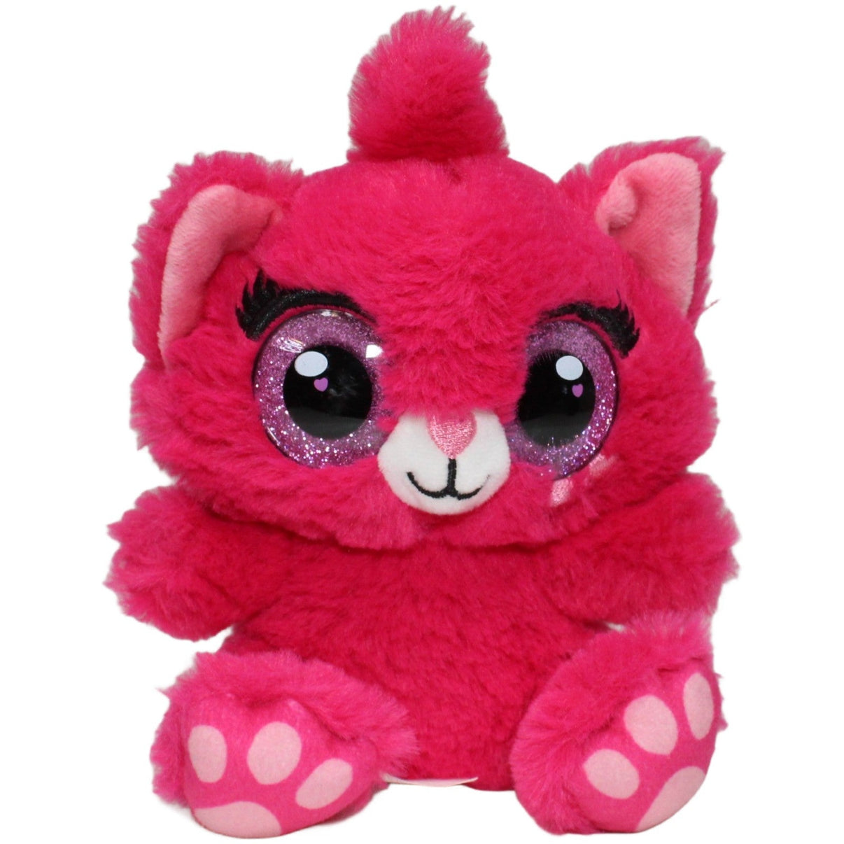 123000021849 The Cookie Company Ojo, pinkes Kätzchen mit Glitzer - Augen Kuscheltier Kumpel Leo 15cm Action ebay - stofftiere