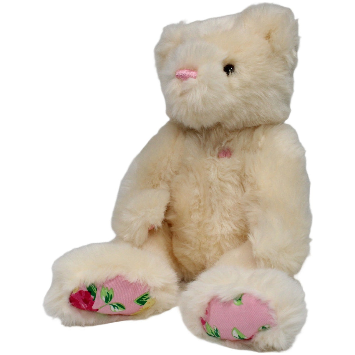 123000021859 Asitra Kitana Kids, Teddybär mit Blumenmuster Kuscheltier Kumpel Leo 34cm Beige ebay - stofftiere