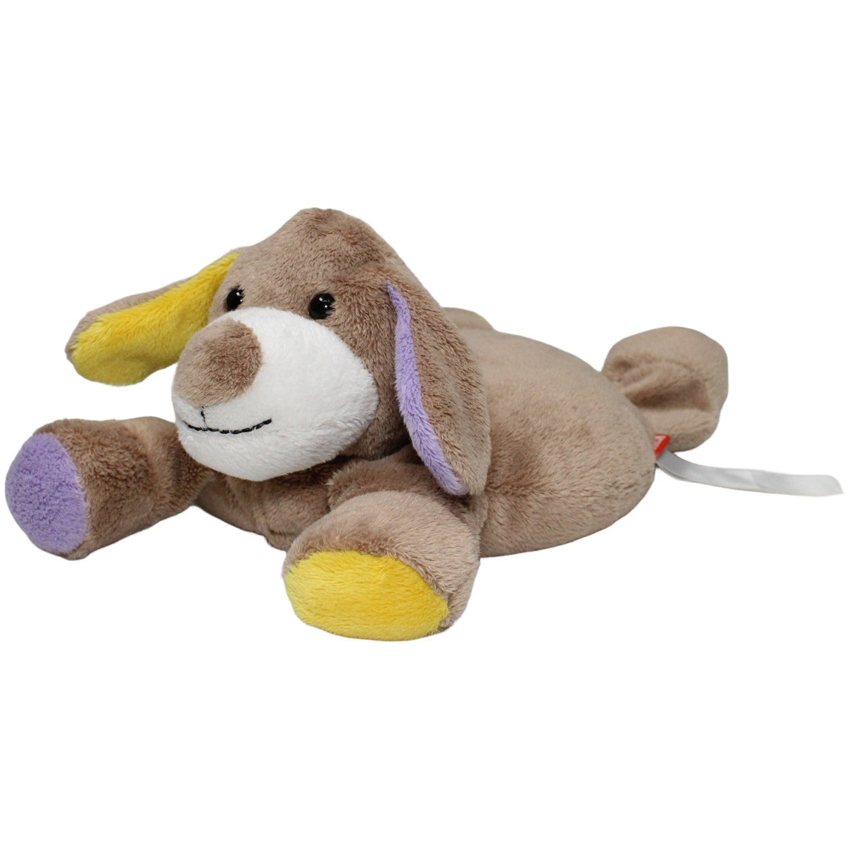 123000021880 mbw Vertriebsges. mbH Minifeet, süßer Hund mit bunten Ohren Wärmekissen mit Bezug Kumpel Leo 27cm Braun ebay - stofftiere