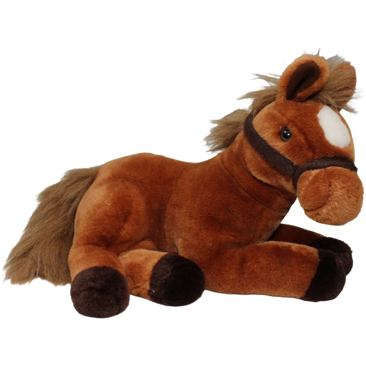 123000021883 Kuschelwuschel Braunes Pferd mit Zaumzeug, liegend Kuscheltier Kumpel Leo 40cm Braun ebay - 20 - stofftiere