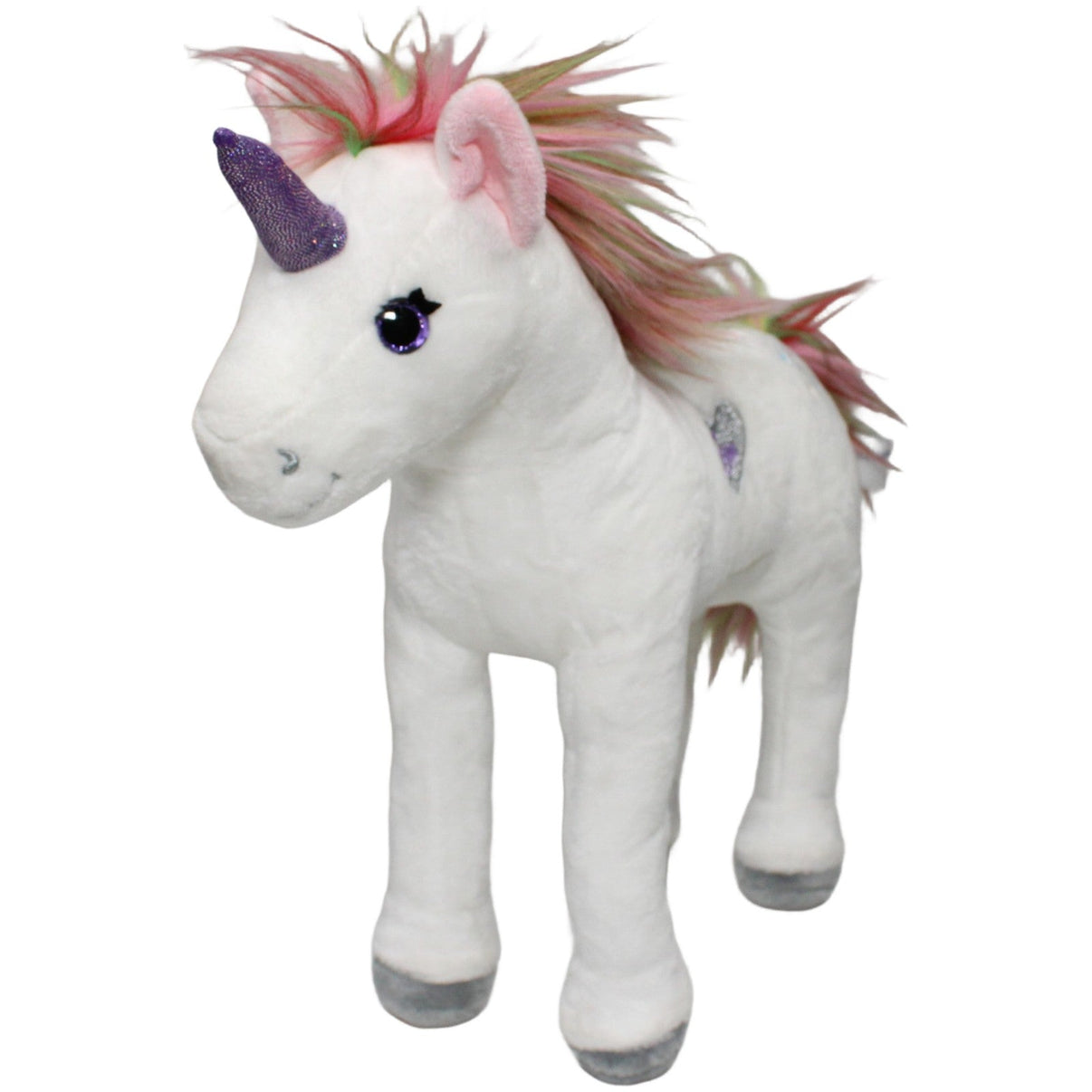 123000021890 Depesche Weißes großes Einhorn Naya mit Regenbogenmähne von Ylvi Kuscheltier Kumpel Leo 35cm ebay - 20 - stofftiere Einhorn