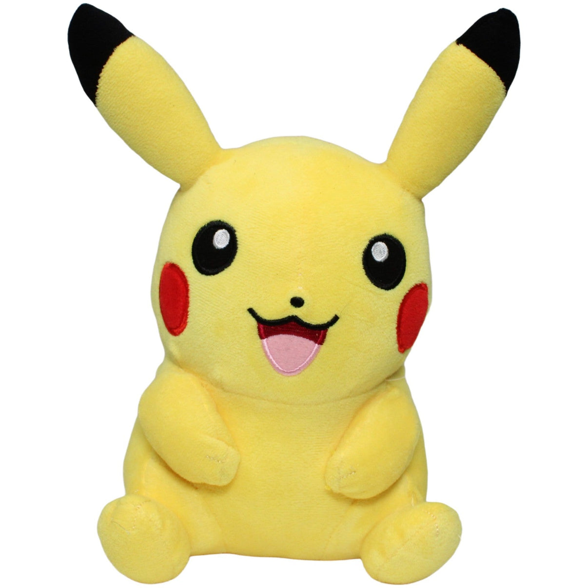 123000021901 Nintendo Lachendes Pikachu aus Pokémon Plüschfigur Kumpel Leo 30cm Braun Charakter