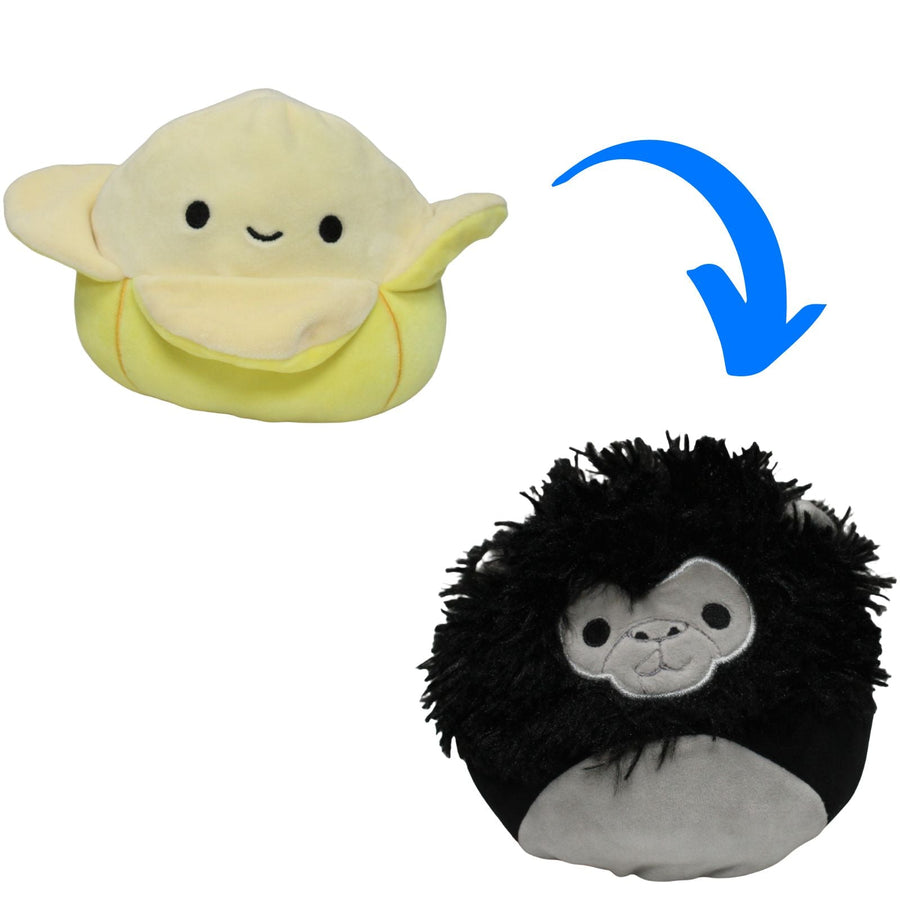 Squishmallows, Flip a Mallows™ Banane Junie & Gorilla Aron