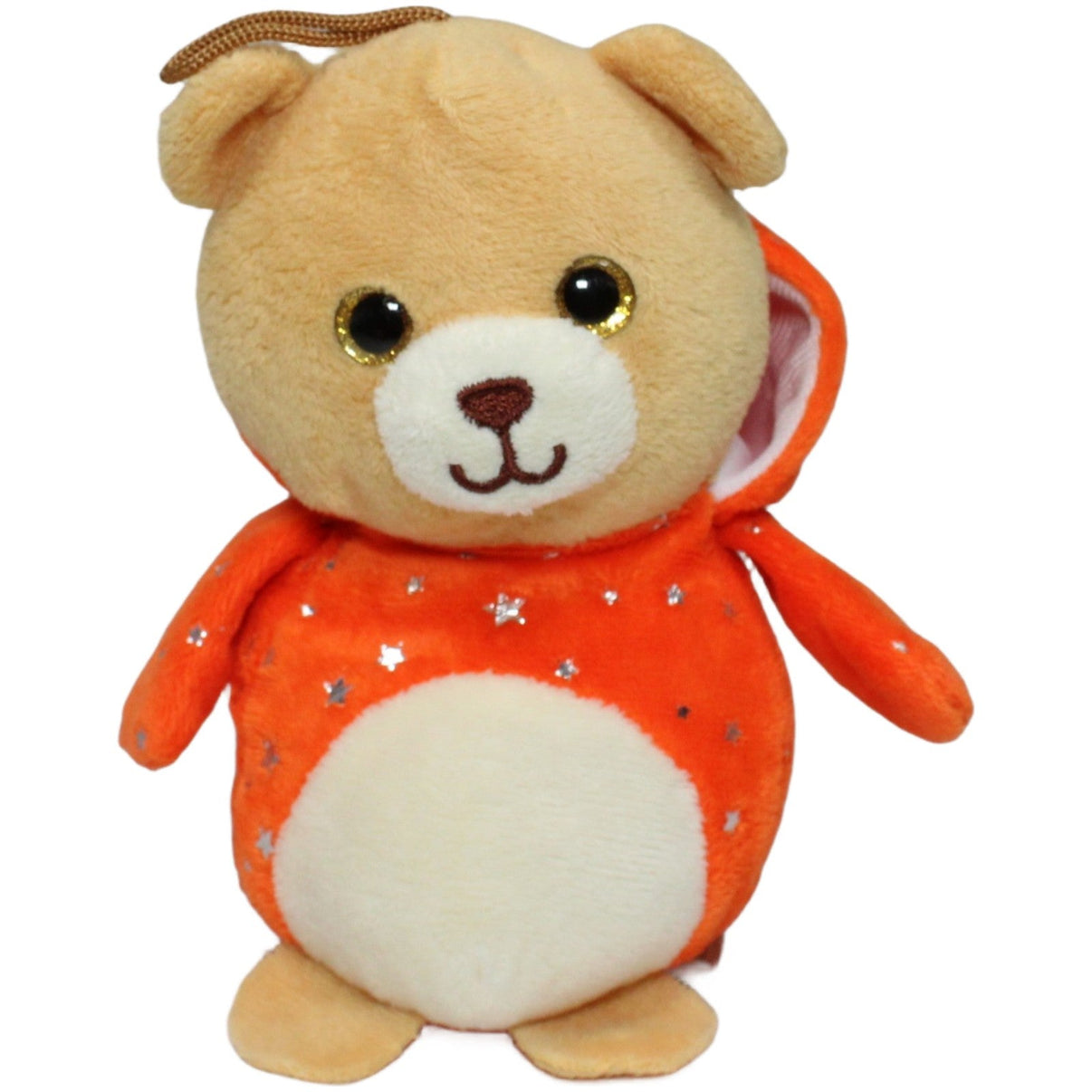 123000021987 Landahl & Baumann Bär verkleidet als Dinosaurier, orange Kuscheltier Kumpel Leo 17cm Beige Bär