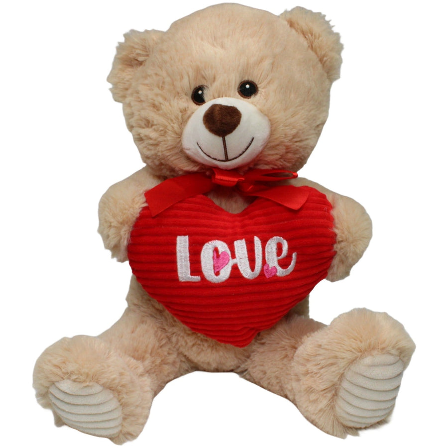Action, XL Schlenker Teddy mit Cord-Herz "Love"