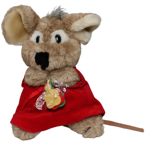 Süße Maus mit Blumenstrauß