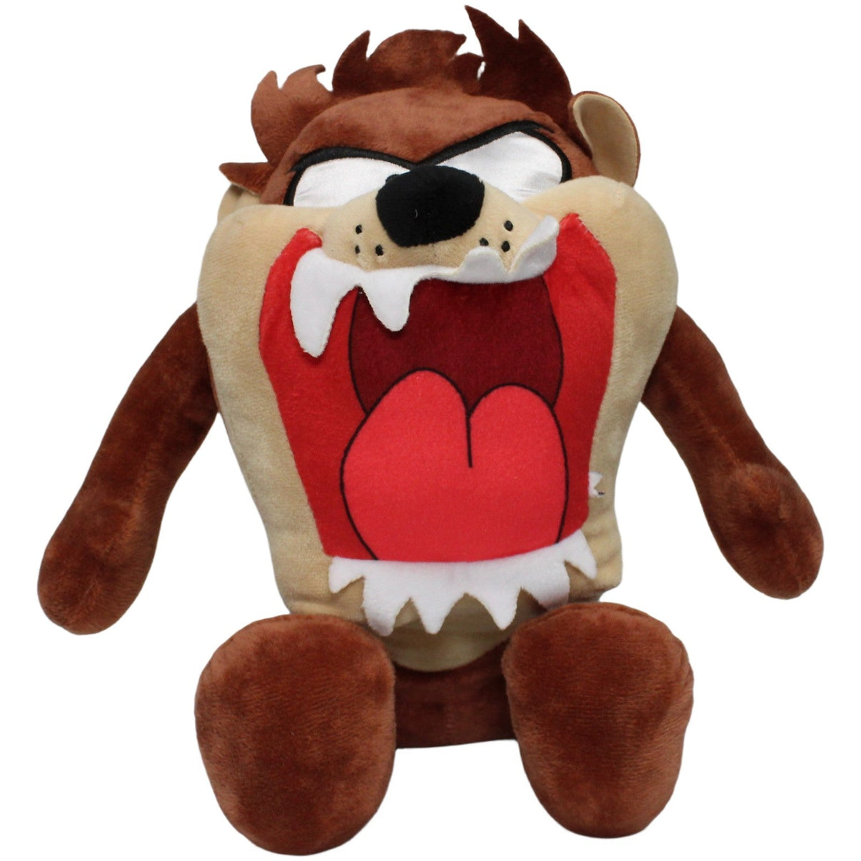 123000022063 Play by Play Looney Tunes, Tasmanischer Teufel Taz Kuscheltier Kumpel Leo 27cm Beige Braun