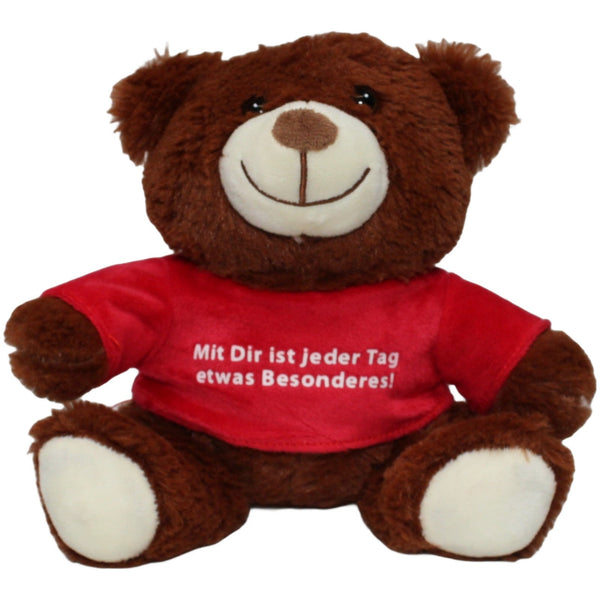 Teddy mit Shirt "Mit dir ist jeder Tag etwas Besonderes"