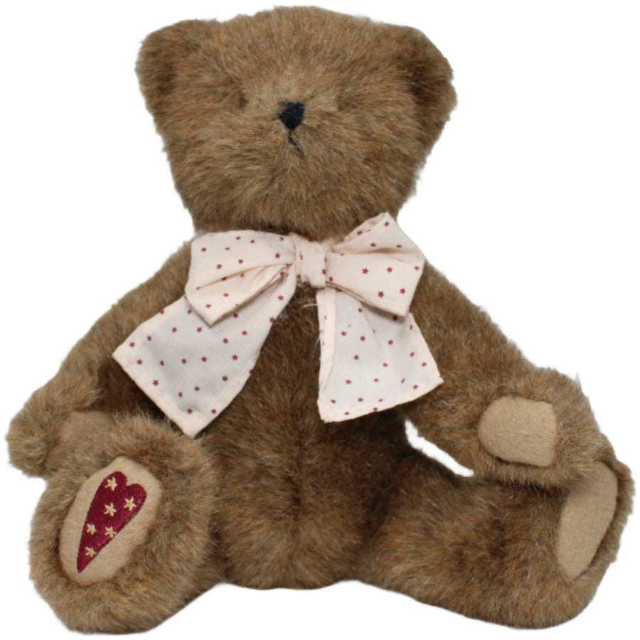 Schöner Teddybär mit Sternen-Schleife und beweglichen Gliedern