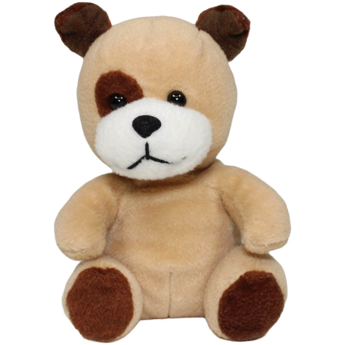 123000022102 Althans Club Süßer kleiner Hund, sitzend Kuscheltier Kumpel Leo 13cm Beige Braun
