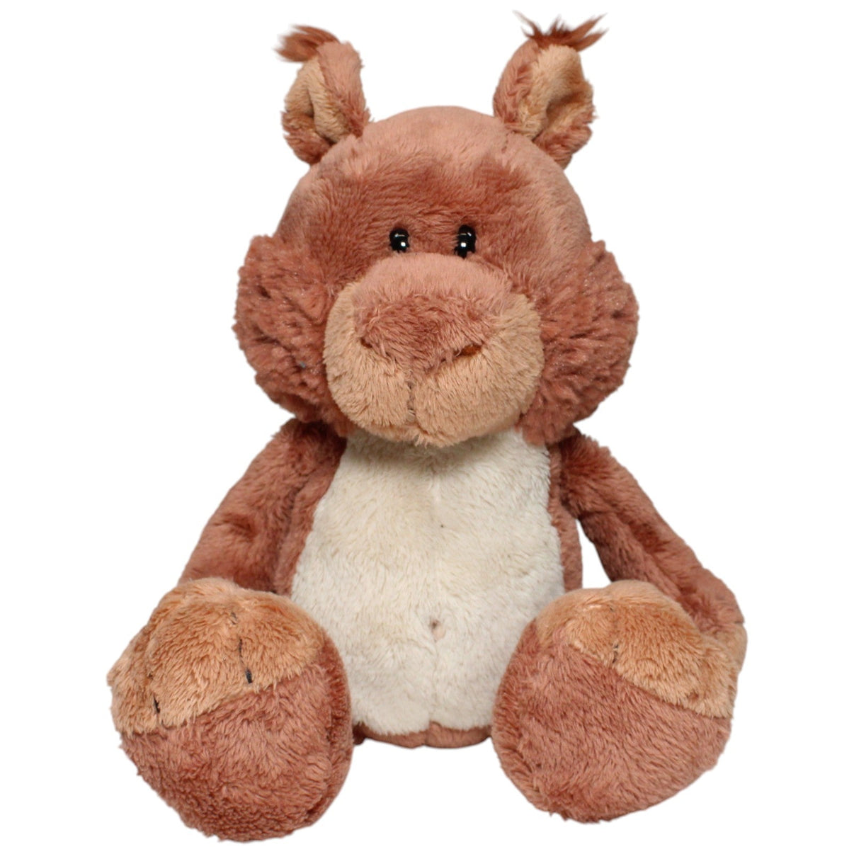 123000022159 NICI Eichhörnchen mit Rassel Kuscheltier Kumpel Leo 28cm _Wieder Da_ Braun