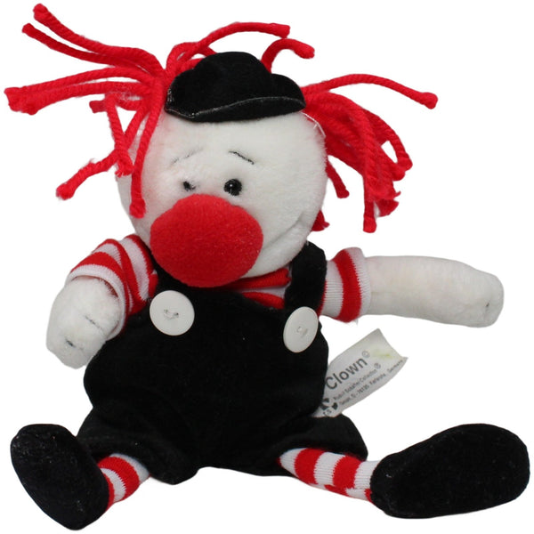 Clown, schwarz-rot