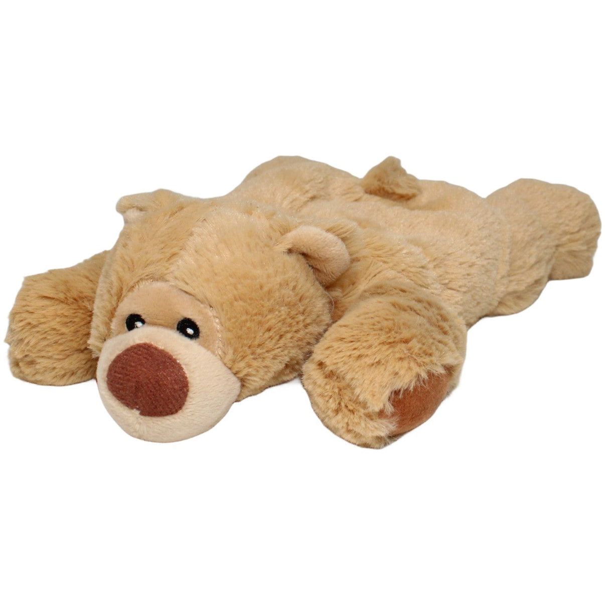 123000022225 GREENLIFE VALUE warmies Minis, Bär liegend Wärmekissen mit Bezug Kumpel Leo 25cm Beige Braun
