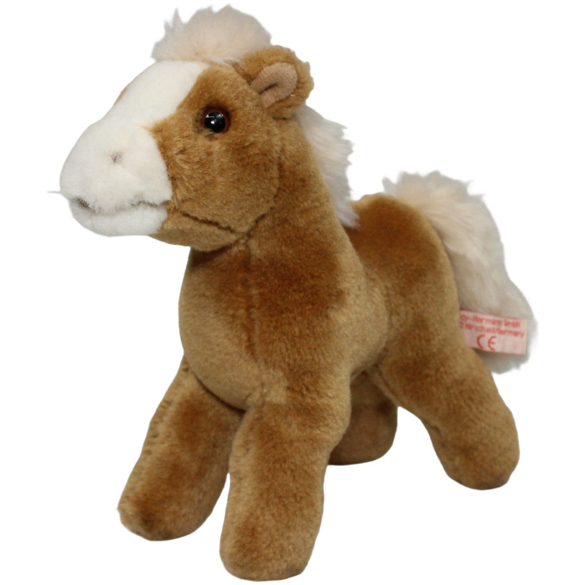 123000022266 Teddy - Hermann Schönes braunes Pferd Kuscheltier Kumpel Leo 20cm Beige Braun