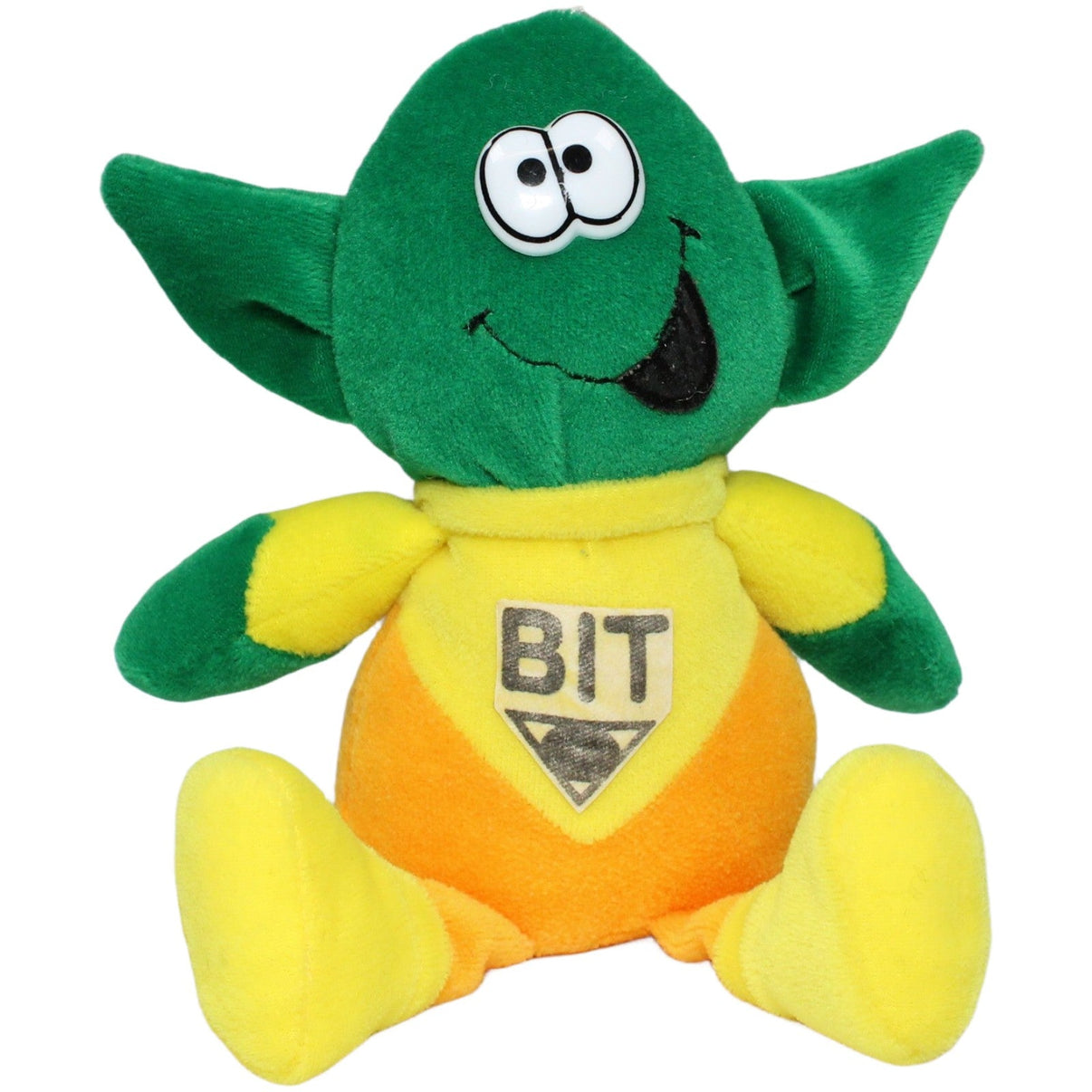 123000022288 DAN - DEE INTERNATIONAL Computer Bean Bags, grüner Alien "Bit" Plüschfigur Kumpel Leo 20cm _Vintage_ ebay - 20 - stofftiere