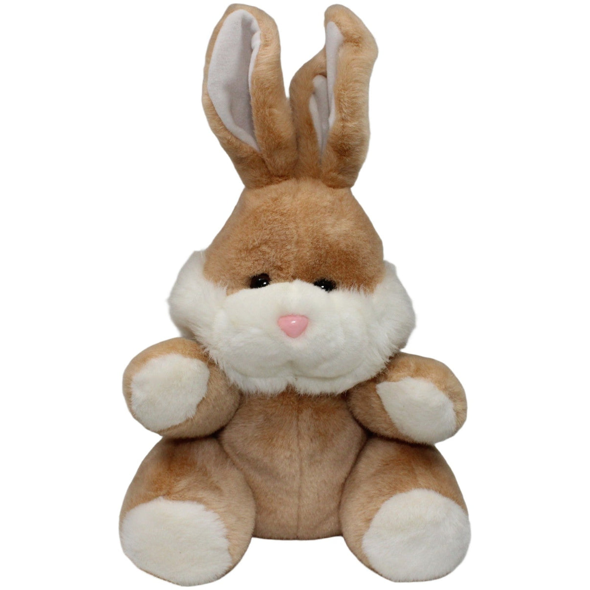 123000022302 Heunec Sitzender Hase, hellbraun Kuscheltier Kumpel Leo 30cm _Vintage_ _Wieder Da_