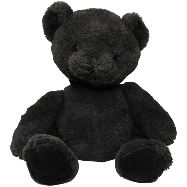 Strauss, schwarzer Teddy, sitzend