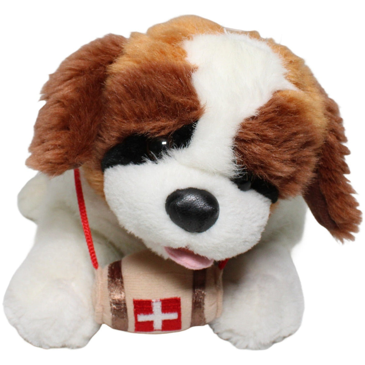 123000022332 Sandy Bernhardiner mit Fass Kuscheltier Kumpel Leo 35cm Beige Braun