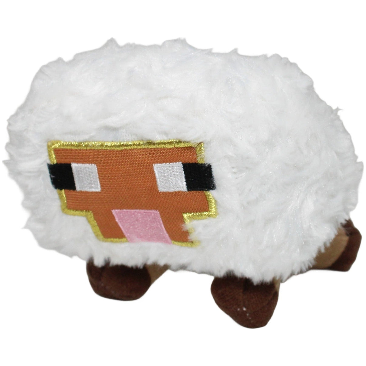 123000022343 Jazwares MOJANG, Schaf aus Minecraft Kuscheltier Kumpel Leo 15cm Braun Charakter