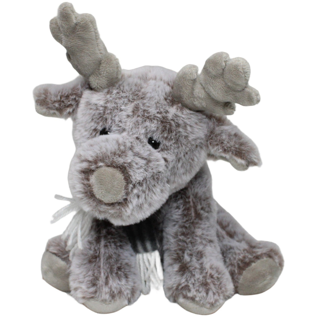 123000022355 Boltze Gruppe Süßes graues Rentier mit Schal Kuscheltier Kumpel Leo 24cm ebay - stofftiere Gebraucht