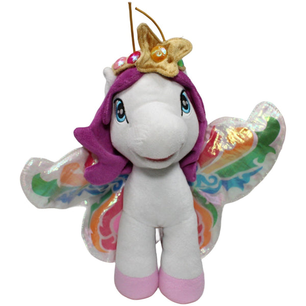 Filly, weißes Einhorn mit Schmetterlings-Flügeln