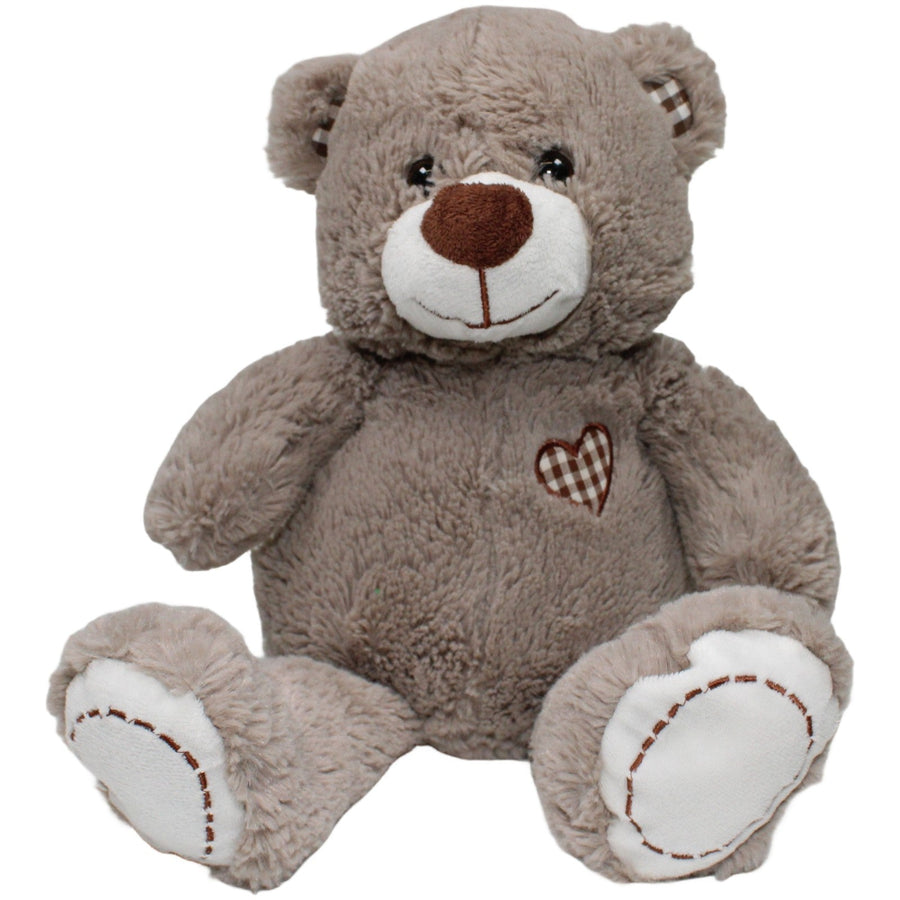 Kuschel-Freunde, XL Teddybär mit kariertem Herz