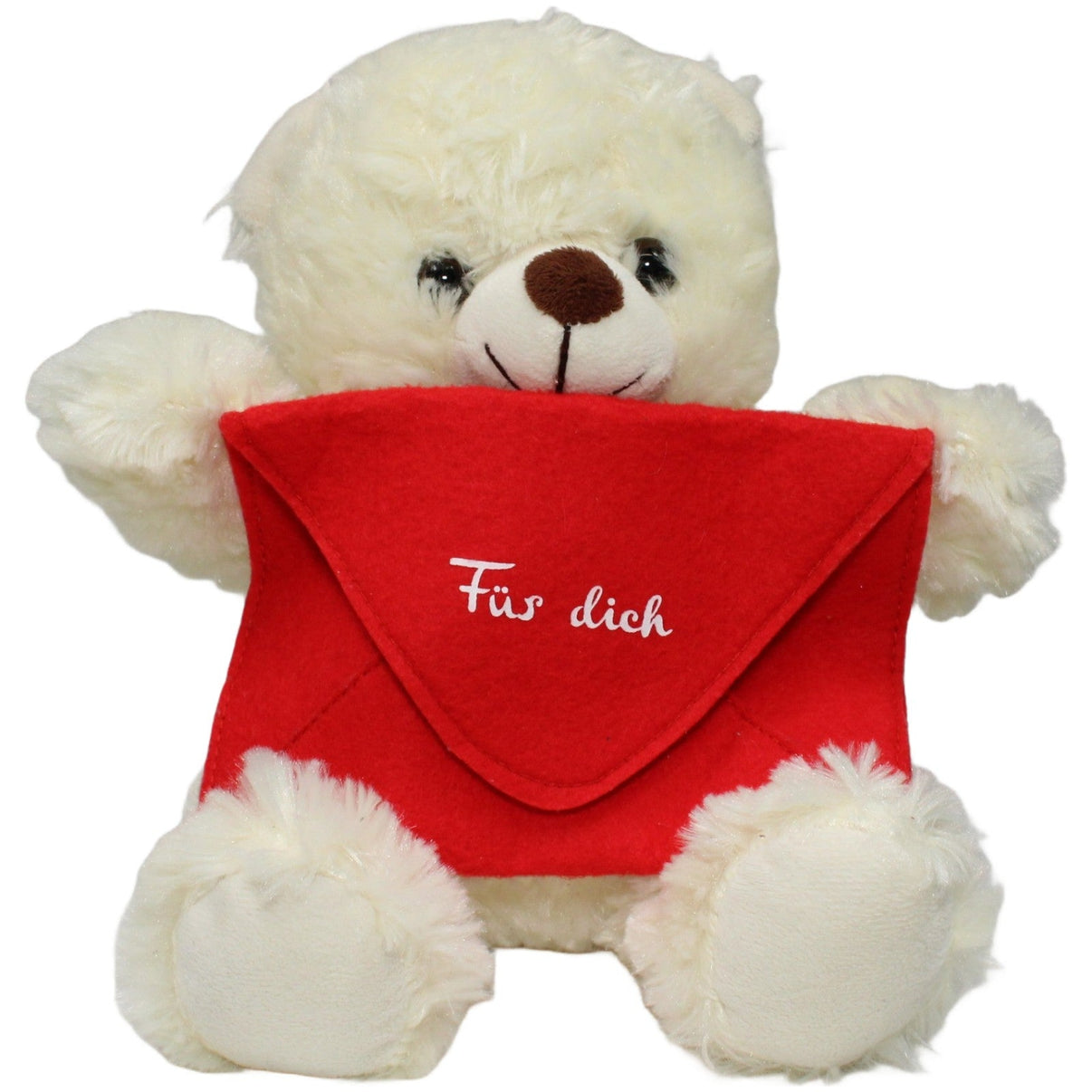 123000022412 Trend Import Weißer Teddybär mit leerem Briefumschlag Kuscheltier Kumpel Leo 28cm ebay - stofftiere Gebraucht