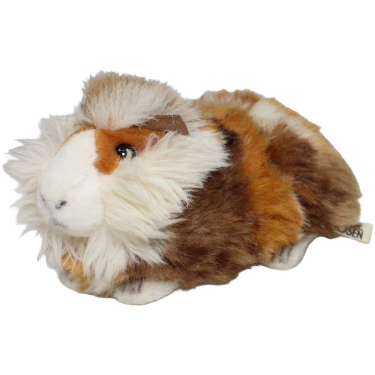 123000022417 Kösener Spielzeug KÖSEN, mehrfarbiges Langhaar - Meerschweinchen Kuscheltier Kumpel Leo 24cm Beige Braun