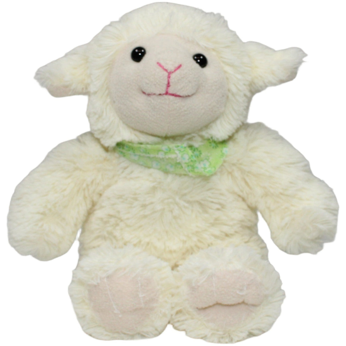 123000022428 Heunec Süßes Lamm mit grünem Halstuch Kuscheltier Kumpel Leo 26cm _Vintage_ ebay - 20 - stofftiere